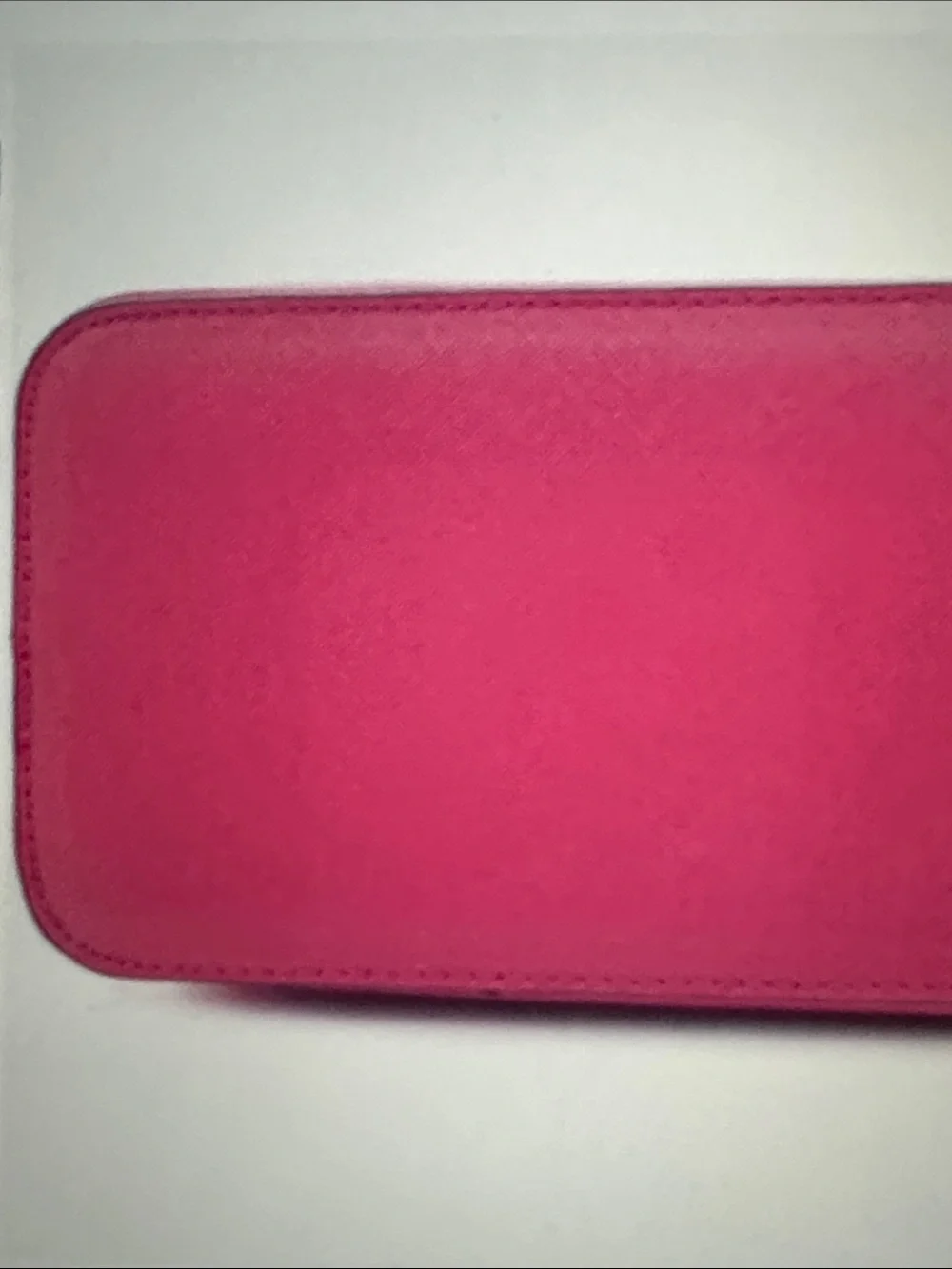 V Logo Top-Handle Satchel in Hot Pink
